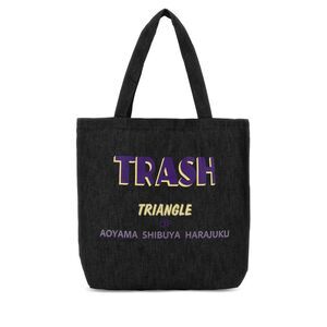 Needles Men Black Denim Small Grocery Sopping Bag